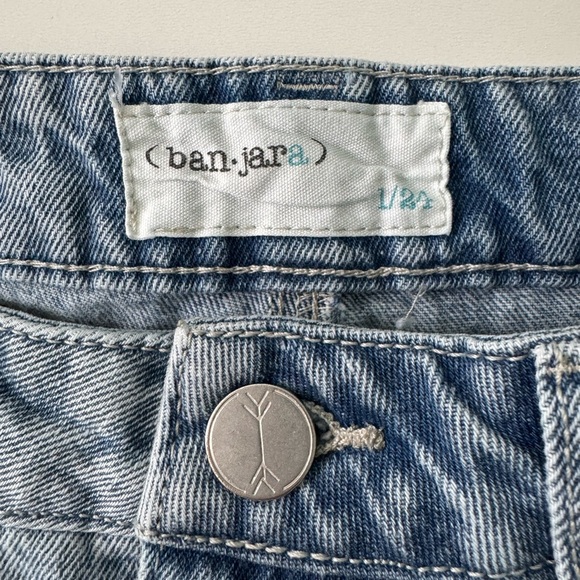 Banjara Embroidered Denim Cutoff Shorts Size 1/24 - Picture 3 of 9